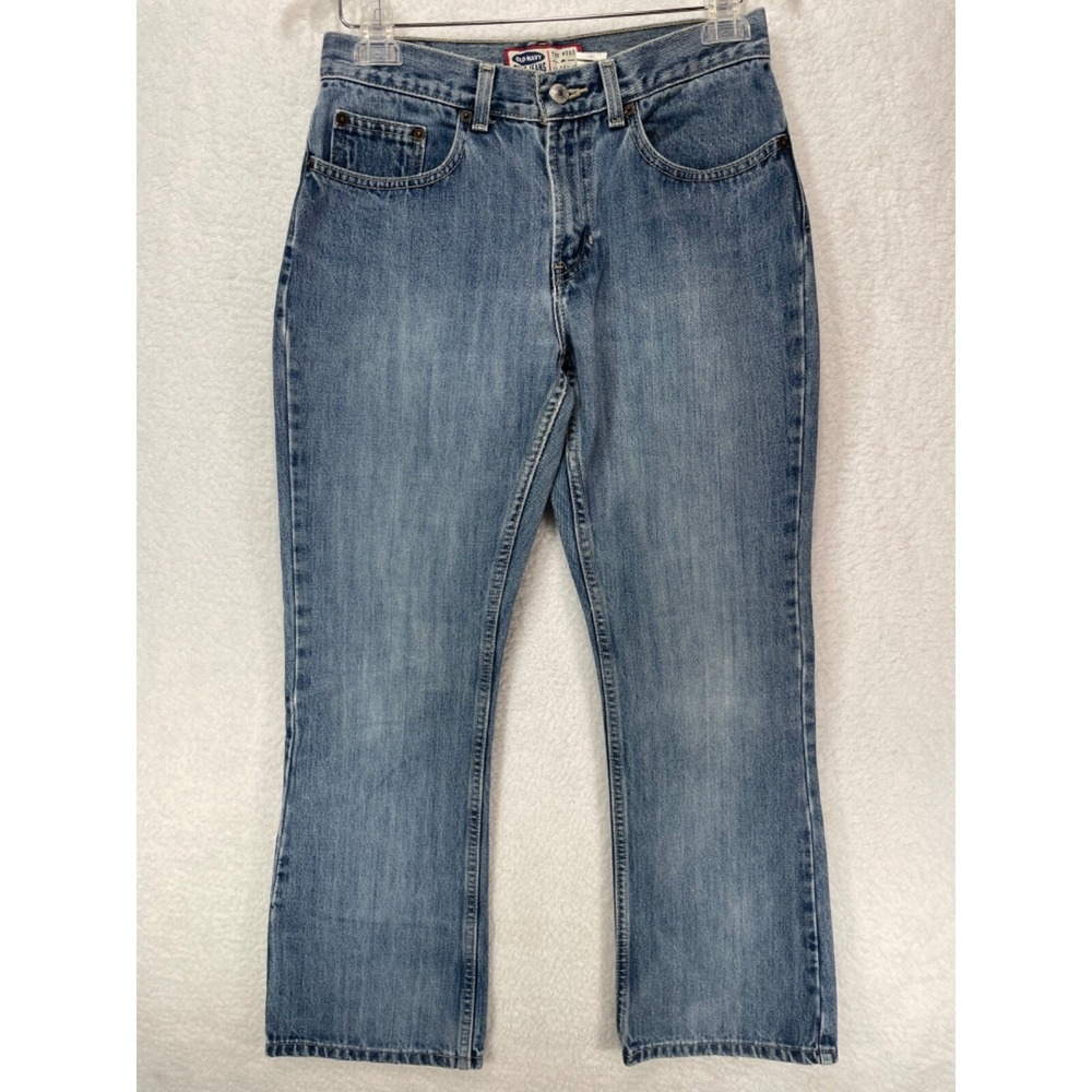 Old Navy Women's size 6 Short Boot cut 100% Cotton Jeans
